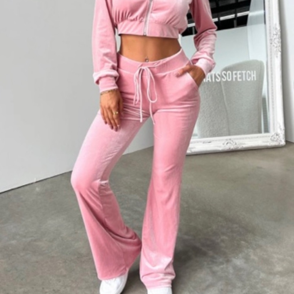 Beba cropped Velour Women's set